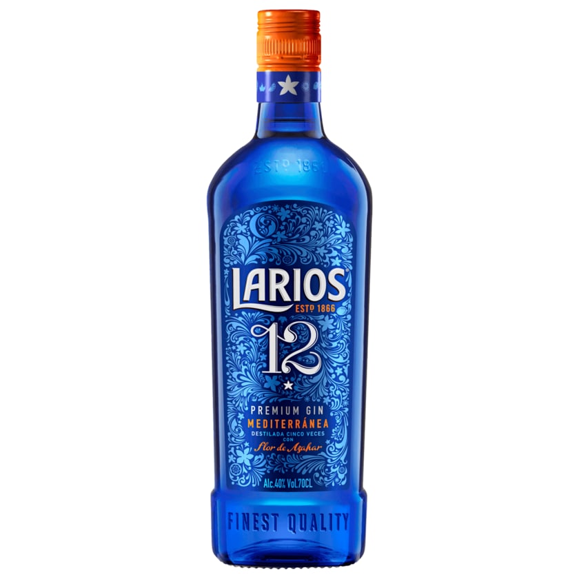 Larios 12 Premium Gin Mediterránea 0,7l